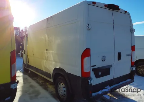 2023 Ram Promaster 2500 High Roof 159 Wb из США, поврежденный, VIN 3C6LRVDG3PE603301